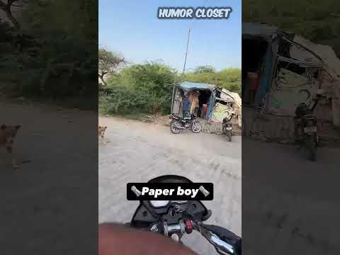 Paper Boy With Unreal Aim 😱🎯